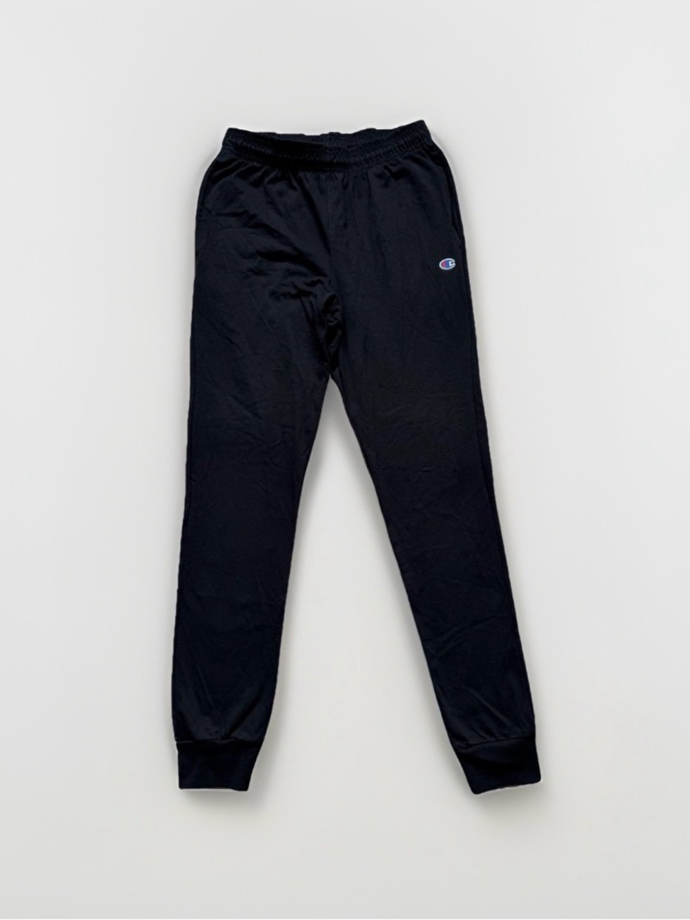 Champion Men’s Black Jersey Jogger Pants S Athletic Athleisure Workout Sporty